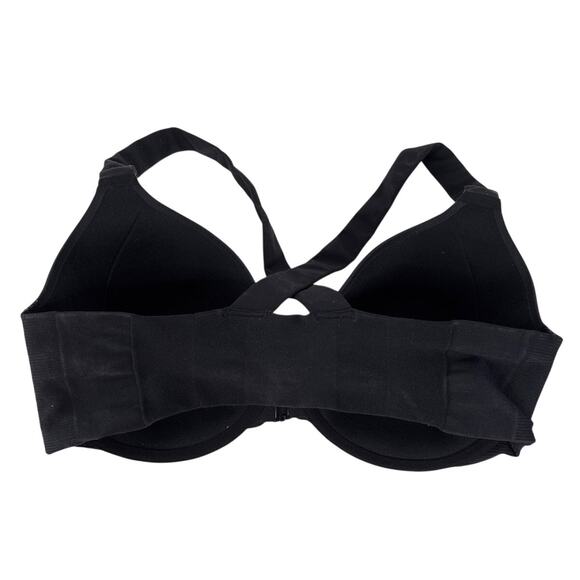 SPANX Bra-llelujah Lightly Lined Front Fasten Underwire Bra size 36DD Black - Picture 3 of 5